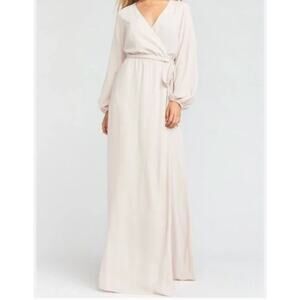 Show Me Your Mumu Lady Long Sleeve Wrap Dress NWOT